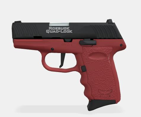 SCCY DVG-1 9mm - 3.1" Barrel - Crimson / Black - 10 Round