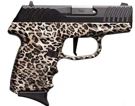 SCCY DVG-1 9mm - 3.1" Barrel - Leopard / Black - 10 Round