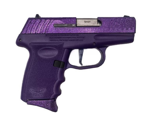 SCCY DVG-1 9mm - 3.1" Barrel - Night Sights - Metallic Purple - 10 Round