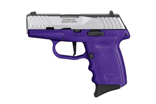 SCCY DVG-1 9mm - 3.1" Barrel - Purple / Stainless - 10 Round