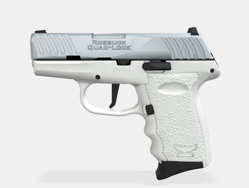 SCCY DVG-1 9mm - 3.1" Barrel - White / Stainless - 10 Round