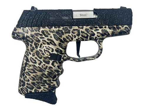 SCCY DVG-1 9mm - Leopard / Panther Black Glitter - 10 Round