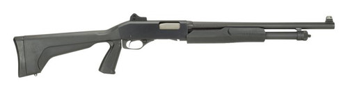 Savage Stevens 320 Security 20 Gauge - 3" Chamber - 18.5" Barrel - Ghost Ring Sight - Black Synthetic Stock With Pistol Grip