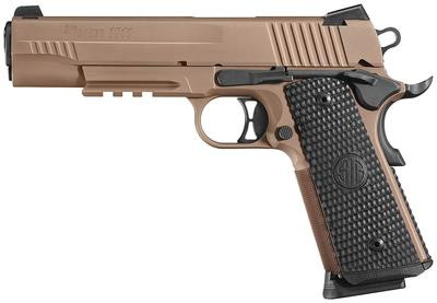 Sig Sauer 1911 Emporer Scorpion 45 ACP - 5" Barrel - Night Sights - FDE / Black - 8 Round