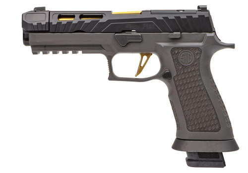 Sig Sauer P320 Spectre Comp 9mm - 4.6" Threaded Barrel - Night Sights - Optics Ready - Gray - 21 Round