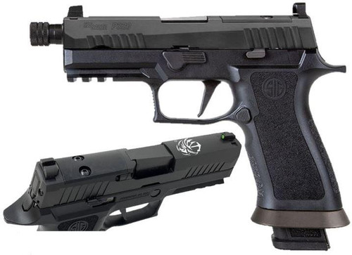 Sig Sauer P320 X-Carry Navy Seal 9mm - 4.6" Threaded Barrel - Night Sights - Black - 21 Round