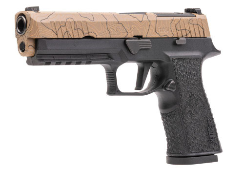 Sig Sauer P320-XTEN Endure 10mm - 5" Barrel - Night Sights - Topographic Pattern / Black - 15 Round