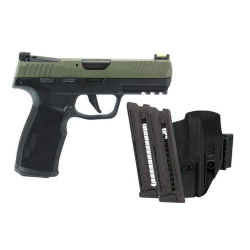 Sig Sauer P322 TACPAC 22 LR - 4" Barrel - Optics Ready - Moss Green / Black - 20 Round
