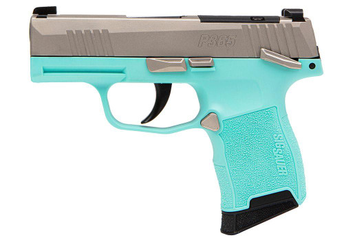 Sig Sauer P365 380 ACP - 3.1" Barrel - Optics Ready - Night Sights - Robins Egg Blue - 10 Round