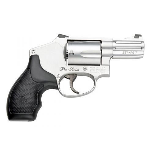 Smith & Wesson 640 Pro 357 Magnum - Night Sights - Stainless / Black - 5 Shot