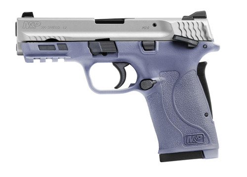 Smith & Wesson M&P 380 Shield EZ M2.0 380 ACP - 3.7" Barrel - Orchid / Stainless Steel - Thumb Safety - 8 Round