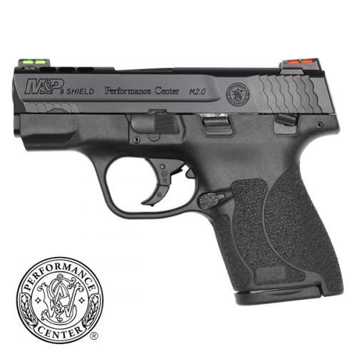 Smith & Wesson M&P 9 Shield M2.0 Performance Center Ported 9mm - Black - HiViz Sights - 8 Round