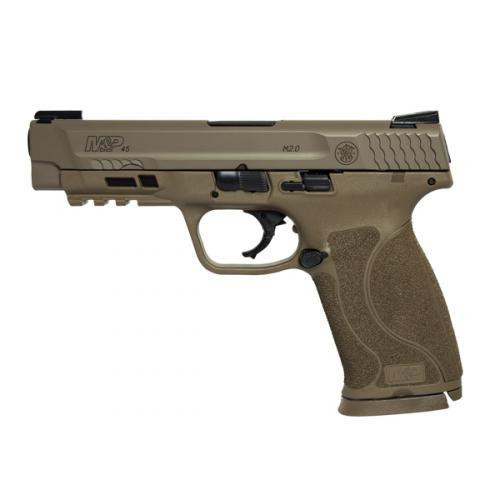 Smith & Wesson M&P M2.0 45 ACP - FDE - TruGLO TFK Night Sights - 10 Round