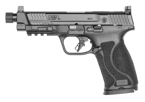 Smith & Wesson M&P M2.0 45 ACP - Optics Ready - 5" Threaded Barrel - Black - 10 Round