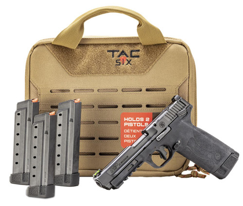 Smith & Wesson M&P Range Kit 22 WMR - 4.35" Barrel - Includes FDE Bag & Mags - Black - 30 Round