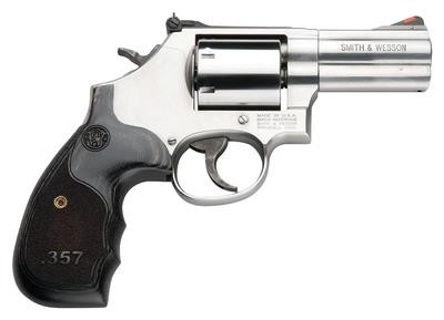 Smith & Wesson 686+ 357 Magnum - 3" Barrel - Stainless / Wood - 7 Round