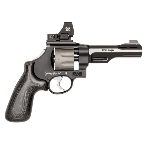 Smith & Wesson Performance Center 327 WR Jerry Miculek World Record 9mm - 5" Barrel - Includes Vortex Compdot 8 MOA - Black / Wo