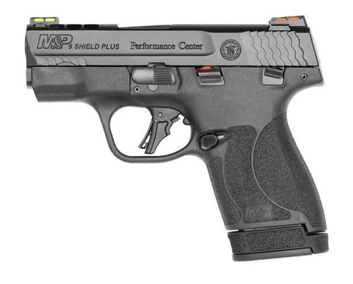Smith & Wesson Performance Center M&P Shield Plus 9mm - 3.1" Ported Barrel - Thumb Safety - Black - 13 Round