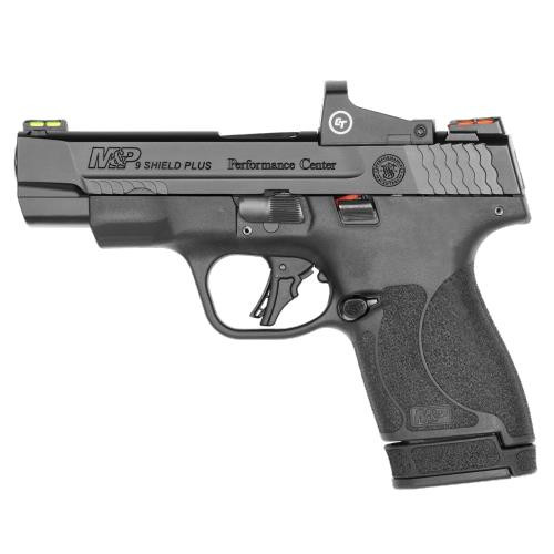 Smith & Wesson Performance Center M&P Shield Plus 9mm - Crimson Trace Red Dot - 4" Barrel - Black - 13 Round