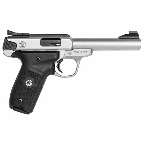 Smith & Wesson SW22 Victory Target 22 LR - 5.5" Barrel - Stainless Steel / Black - 10 Round
