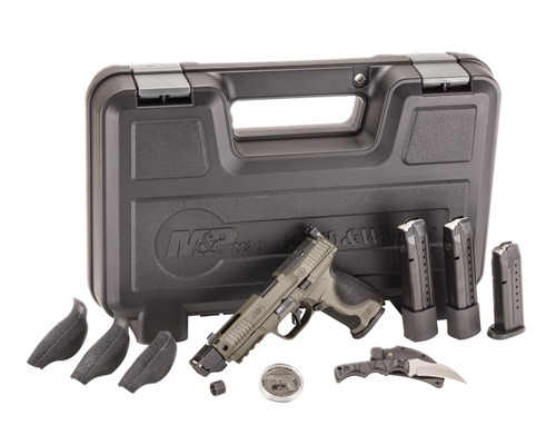 Smith & Wesson Spec Series Bundle M&P9 M2.0 Metal 9mm - Optics Ready - OD Green - 23 Round
