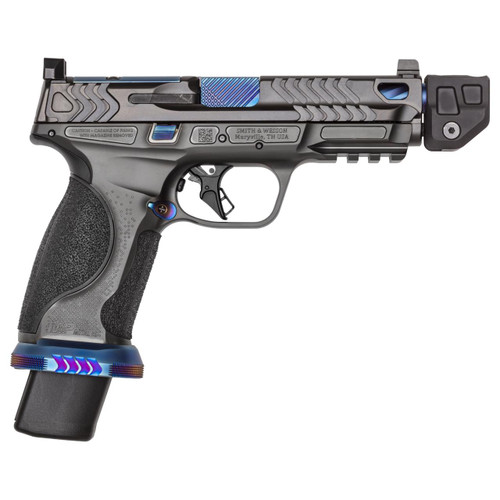 Smith & Wesson Spec Series M&P 9 Metal M2.0 9mm - 4.25" Barrel - Black / Blue Accents - 23 Round