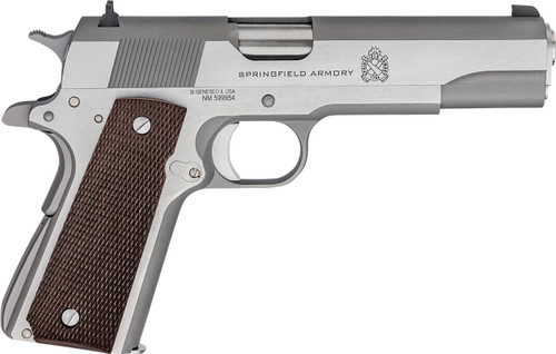 Springfield Armory 1911 Defend Your Legacy 45 ACP - Stainless / Checkered Wood - 7 Round/