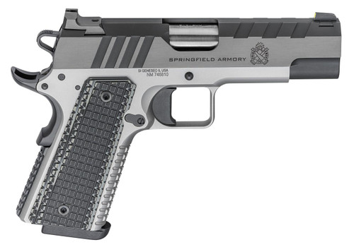 Springfield Armory 1911 Emissary 9mm - 4.25" Barrel - Blued / Stainless - 9 Round