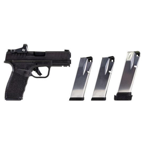 Springfield Armory Hellcat Pro OSP 9mm - 3.7" Barrel - Includes Crimson Trace CT-1500 Red Dot / 5 Mags & Range Bag - Black - 17