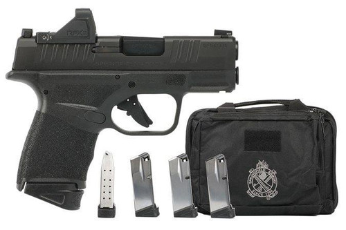 Springfield Hellcat OSP 9mm - Viridian RFX-11 Green Dot Included - Gear Up Package - Black - 13 Round