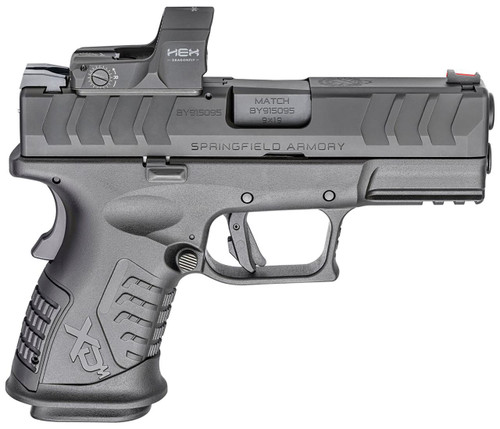 Springfield XD-M Elite Compact OSP Optic Ready 9mm - Hex Dragonfly Red Dot - Black - 14 Round