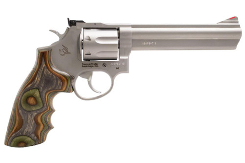 Taurus 66 357 Magnum - 6" Barrel - Stainless / Wood - 7 Round