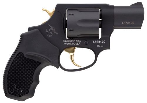 Taurus 856 Ultra-Lite 38 Special - 2" Barrel -  Black /  Gold - 6 Shot