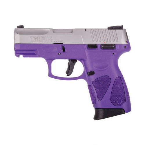 Taurus G2C 9mm - 3.2" Barrel - Dark Purple / Stainless Steel - 12 Round