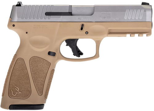 Taurus G3 9mm - 4" Barrel - Tan / Stainless - 17 Round