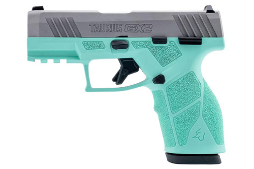 Taurus GX2 9mm - 3.38" Barrel - Cyan / Stainless Steel - 13 Round