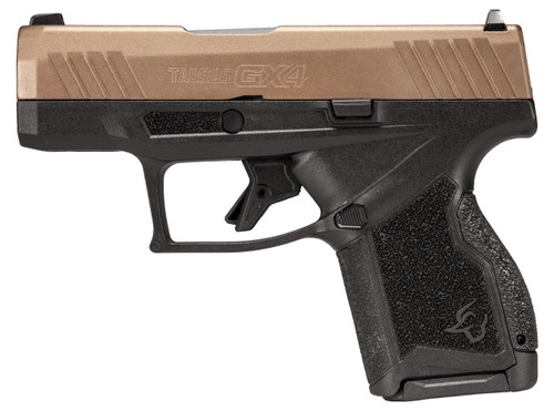 Taurus GX4 9mm - 3" Barrel - Black / Midnight Bronze - 11 Round