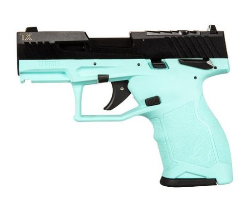 Taurus TX22 Compact 22 LR - 3.5" Barrel - Cyan / Black - 13 Round