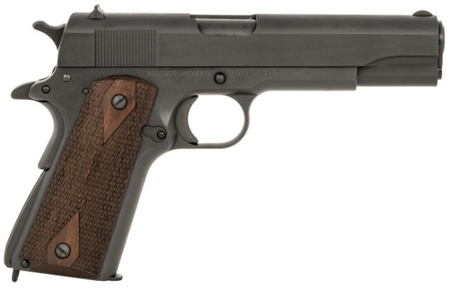 Tisas 1911 A1 US Army WWII 45 ACP - 5" Barrel - Black / Wood - 7 Round