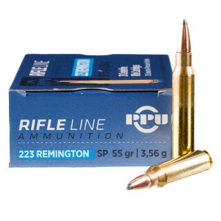 Prvi Partizan PPU .223 Remington Ammunition 20 Rounds SP 55 Grain