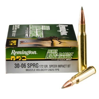 Remington Premier Long Range .30-06 Springfield Ammunition 20 Rounds Speer Impact 172 Grains