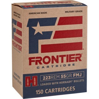 Hornady Frontier .223 Remington Ammunition 1200 Rounds FMJBT 55 Grains