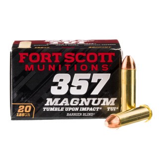 Fort Scott Munitions .357 Magnum Ammunition 20 Rounds SCS TUI 125 Grain
