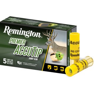 Remington Premier AccuTip 20 Gauge Shotshell 5 Rounds 3" Sabot Slug 260 Grain