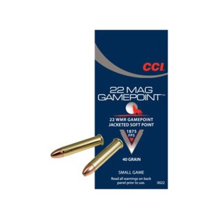 CCI Gamepoint .22 Magnum Ammunition 2000 Rounds JSP 40 Grain