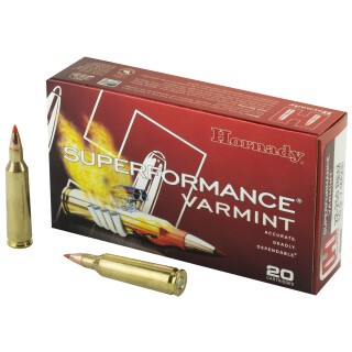 Hornady Superformance .22-250 Remington Ammunition 20 Rounds V-MAX 50 Grain