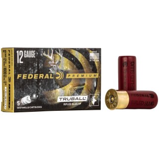 Federal Vital-Shok 12 Gauge Shotshell 5 Rounds 2 3/4" 1oz. HP Slug 1,600 Feet Per Second