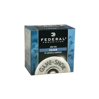Federal Game-Shok 12 Gauge Shotshell 25 Rounds 2 3/4" 1oz. #6 Shot 1,290 Feet Per Second