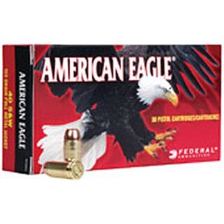 Federal American Eagle .40 S&W Ammunition 100 Rounds FMJ 180 Grain