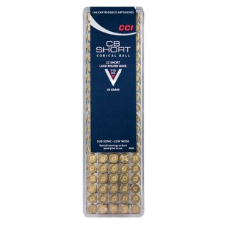 CCI CB Short .22 Short Ammunition 100 Rounds LRN 29 Grain